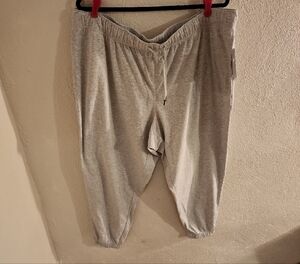 Ideology Women's Jogger Pants Gray Plus Size 3X